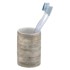 WENKO Smeđa keramička čaša za četkice za zube Fedio