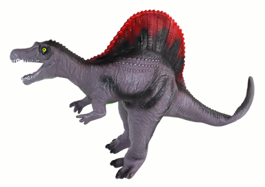 Velika figura dinosaura Spinosaurus, zvuk, siva