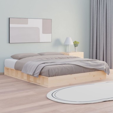 Okvir za krevet od masivnog drva 150x200 cm 5FT veliki bračni