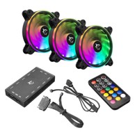 WHITESHARK Set ventilatora za računalo 1262-04-V NEBULA ARGB, kontroler, daljinski