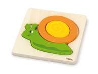 VIGA Slagalica u obliku blokova, puž 59931