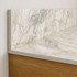 KOLM HPL kupaonska radna ploča za ormarić 80 cm, 80,5 × 50 cm, zidna ploča 18 cm, Breccia