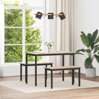 Klupa 80x35x45 cm od konstruiranog drva, sonoma