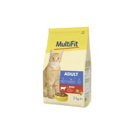 MULTIFIT Hrana za mačke Cat Adult govedina 2 kg