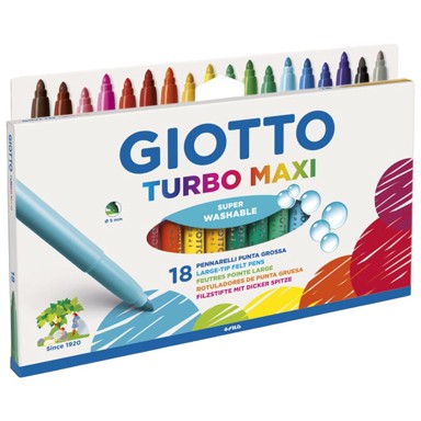 FILA Školski flomaster Giotto Maxi, 18 boja, blister