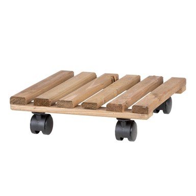 ESSCHERT DESIGN Drveni mobilni stalak za tegle za bilje (visina 8 cm), drvo, prirodna, Indoor & Outdoor