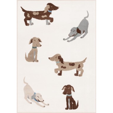 FD Dječji tepih boje slonovače 160x230 cm Dogsie Pearl