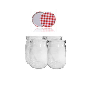 VETRO Staklena boca Orto, 580 ml, 4/1