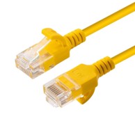 U/UTP Mrežni kabel CAT6A Slim, 5 m, žuti