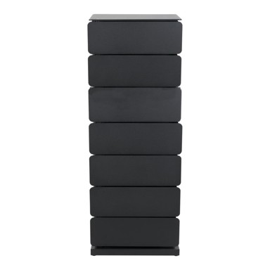 SPINDER DESIGN Crna metalna komoda 37x98,5 cm Joey