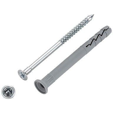 LUX TOOLS Plastična tipla udarna 8x80, 50 kom