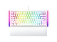 RAZER Tipkovnica BlackWidow V4 75%, bijela, mehanička, Orange switch, RGB, HR/US Layout, USB