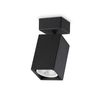 DYNAMITE AP1 kvadratni reflektor GU10 IP20, crna