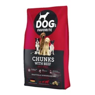 DOG'S FAVORITE Potpuna je hrana za odrasle pse Govedina 15 kg