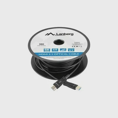 LANBERG HDMI kabel, M/M, V2.1, 50m, 8K, optički AOC