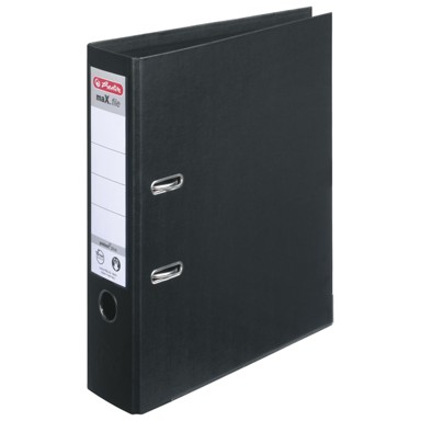 HERLITZ Registrator maX.file 10834315, A4, 80 mm, crna