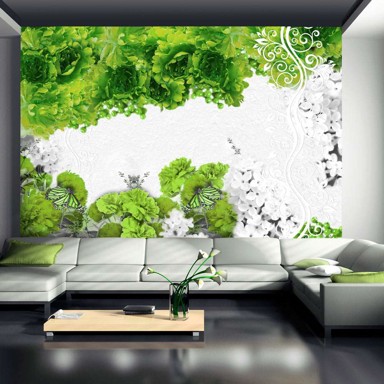 Foto tapeta Colors of spring green 350x245