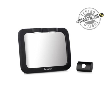 JANE Ogledalo za automobil 360 s LED svjetlom i daljinskim upravljačem 