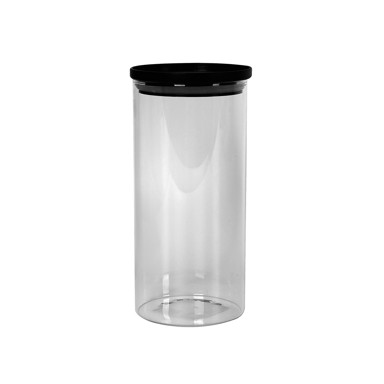 Posuda za začine s poklopcem, 1150 ml, crna