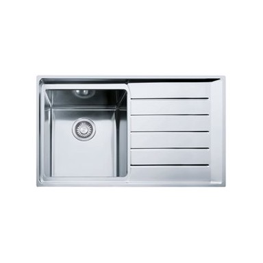 FRANKE Sudoper NPX 611-D, 86x51 cm, dubine 19 cm, inox, srebrna