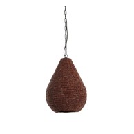 LIGHT & LIVING Smeđa viseća svjetiljka s drvenim sjenilom ø 31 cm Kabinda
