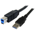 StarTech.com 3 m, USB 3.0-A - USB 3.0-B USB kabel USB 3.2 gen 1 (3.1 gen 1) USB A USB B 5 Gbit/s, crno