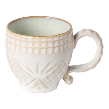 COSTA NOVA Bijela šalica od kamenine Cristal, 300 ml