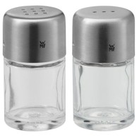 WMF Set za sol i papar, 2 dijela, mini, metal i staklo, bijela