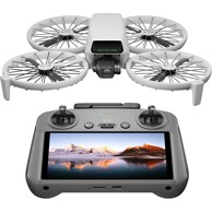 DJI Dron Flip RC 2, 4K UHD kamera, 3-axis gimbal, sivi