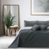 DECOKING Bijelo-sivi dvostrani prekrivač od mikrovlakana Alhambra, 260 x 280 cm