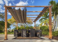 Paragon Outdoor pergola Florida, 350x350 cm, aluminij, siva