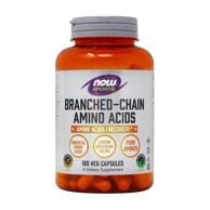 NOW BCAA aminokiseline, 120 kapsula