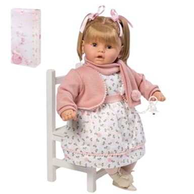 BERBESA Lutka Baby Dulzona, jaknica i šal