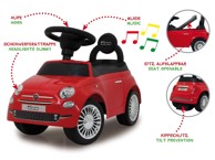 JAMARA Guralica Fiat 500, truba, spremište ispod sjedala, crvena