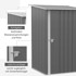 HOMESTAR Vrtni skladišni prostor 100 x 103 x 160 cm, sivi