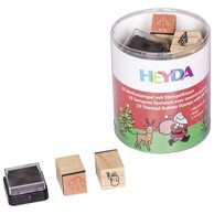 HEYDA Žig s motivima 20-48884-80, novogodišnji, s jastučićem, 15 kom