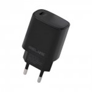 BELINE Kućni punjač BLN2CB30 GaN, 30W, PD3.0/QC3.0, USB-C/USB-A, crni
