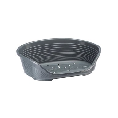 FERPLAST Ležaj za pse Siesta deluxe 4 tamnosiva, 61,5x40x21,5 cm