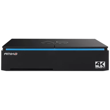 AMIKO Prijemnik A6 Combo, Android 7.1, DVB-T2/S2/C, 4K, HEVC H.265, 2GB RAM, 8GB Flash, crna