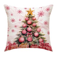 LIVEFY Božićna jastučnica, 45x45 cm, xmas tree 1