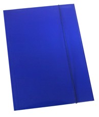 OPTIMA Kartonski lak fascikl s gumicom A4, 600 g, 50 kom, plavi