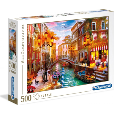 CLEMENTONI Slagalica Sunset over Venice, pejzaž, 500 komada