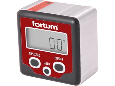 FORTUM Digitalni inklinometar 4780200, 0°–360°, s magnetima