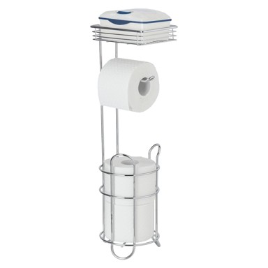 WENKO Držač za WC papir od kromiranog čelika u srebrnoj boji