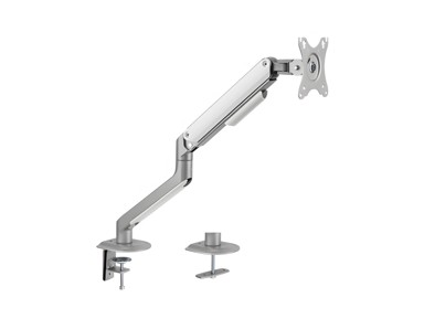 HD+ stolni nosač za monitor s mehaničkom oprugom SolidHand-DS01, srebrni