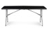 MODERNHOME Stol, sklopivi, 180 cm, crni