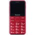 PANASONIC Klasični mobitel KX-TU155 EXRN, senior, crveni