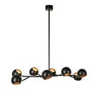 MARKSLÖJD Crna viseća svjetiljka s metalnim sjenilom Edgar