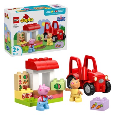 LEGO DUPLO PEPPA PIG Konstrukcijski set Traktor i tržnica 10468