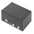 DIGITUS KVM-Switch 2-Port Dual-Display 4K, HDMI